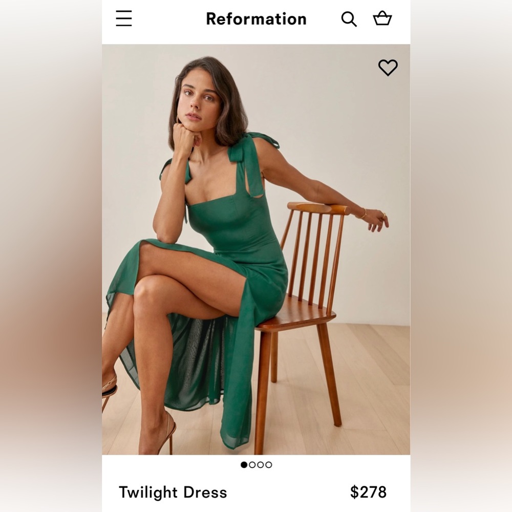 Twilight Dress, Reformation, Size 2